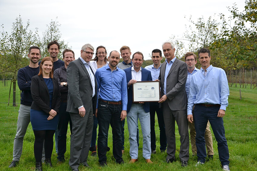 Certificaat Kwaliteitstoetsing voor ASML