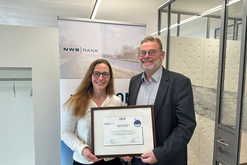 Kwaliteitscertificaat voor NWB Bank